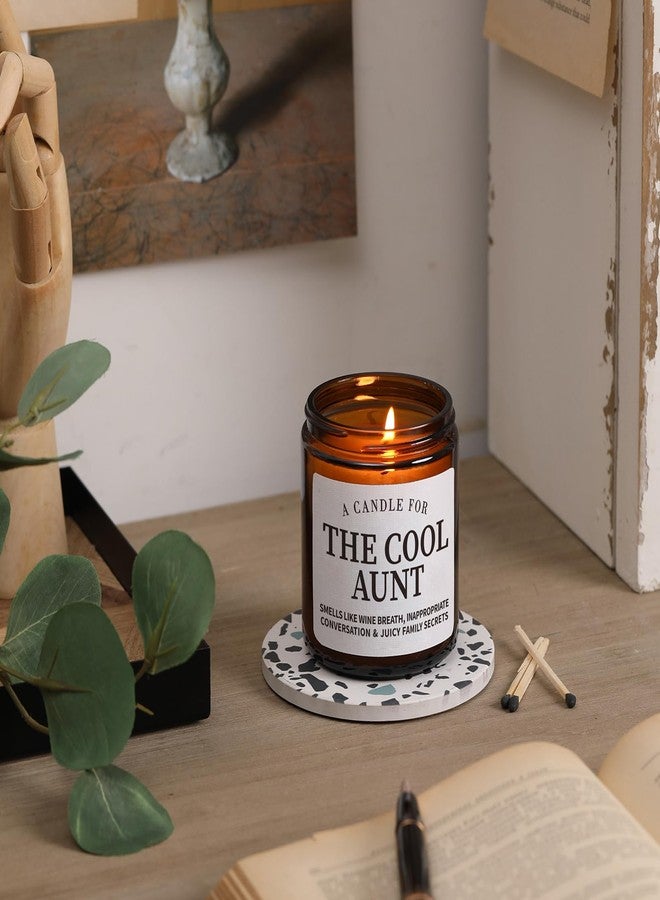 WODOHOLO Cool Aunt Candle Gifts from Niece Nephew, Birthday Candle Gift for Aunt, Cool Aunt Scented Candle, Natural Soy Wax, 7oz Cool Aunt Birthday Gifts from Niece Nephew Funny Idea Gift for Aunts - Image 5